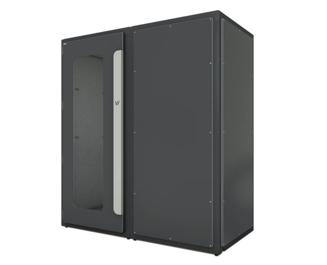 Vicoustic VicBooth Ultra B 1x2 Black Matte Booth