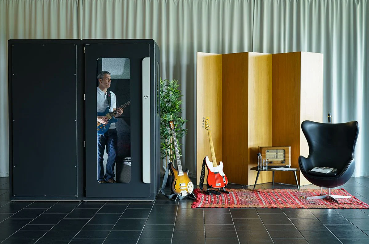 Vicoustic VicBooth Ultra B 1x2 Black Matte Booth