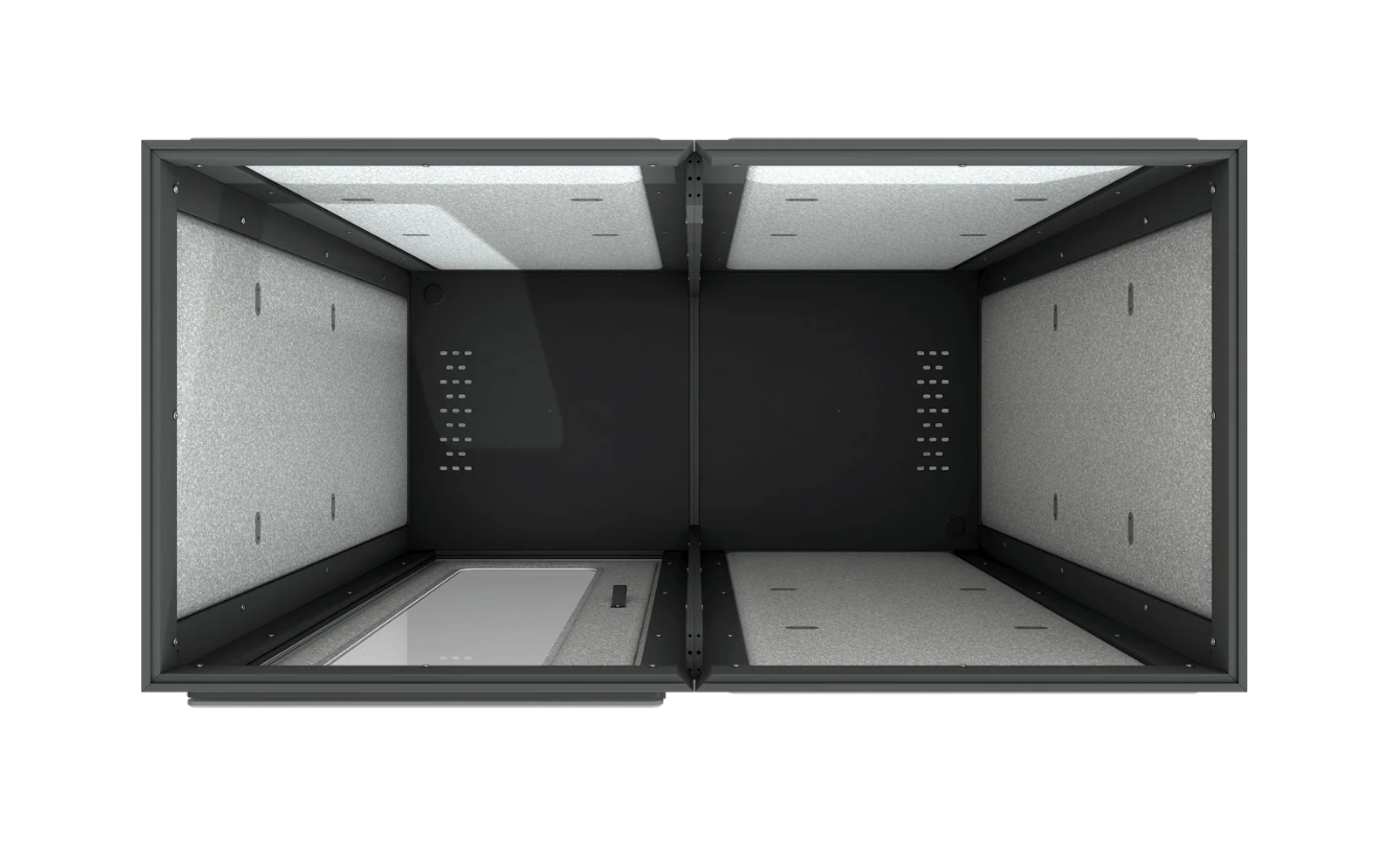 Vicoustic VicBooth Ultra B 1x2 White Matte Booth