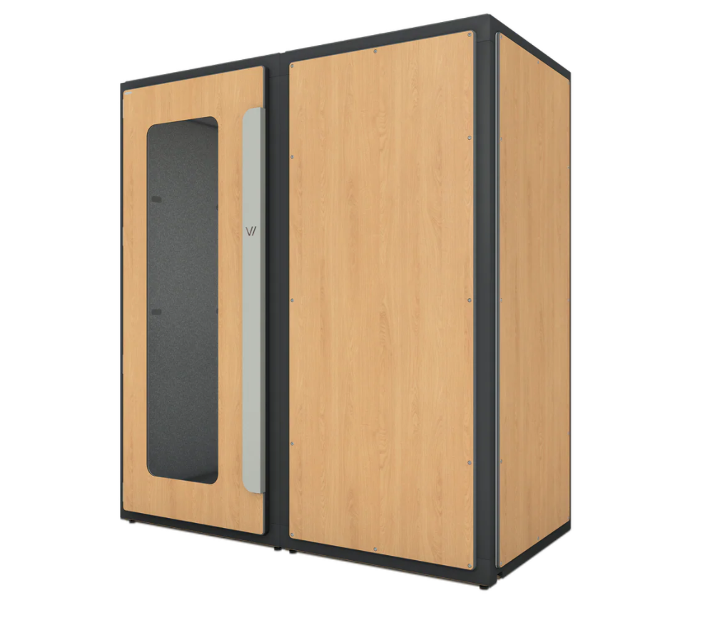Vicoustic VicBooth Ultra B 1x2 Natural Oak Booth