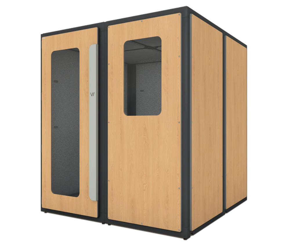 Vicoustic VicBooth Ultra C 2x2 Natural Oak Booth