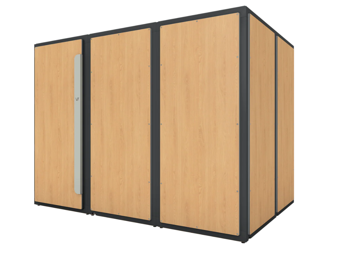 Vicoustic VicBooth Ultra A 2x3 Natural Oak Booth