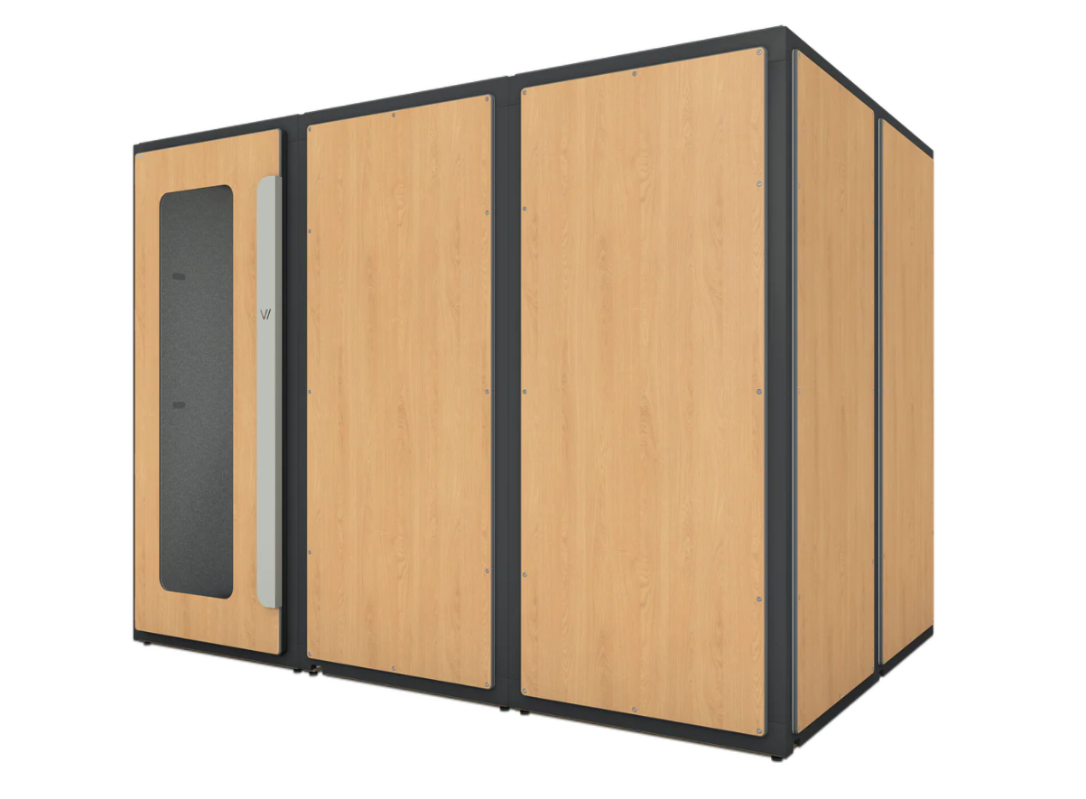 Vicoustic VicBooth Ultra B 2x3 Natural Oak Booth