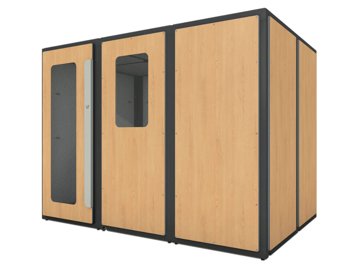 Vicoustic VicBooth Ultra C 2x3 Natural Oak Booth