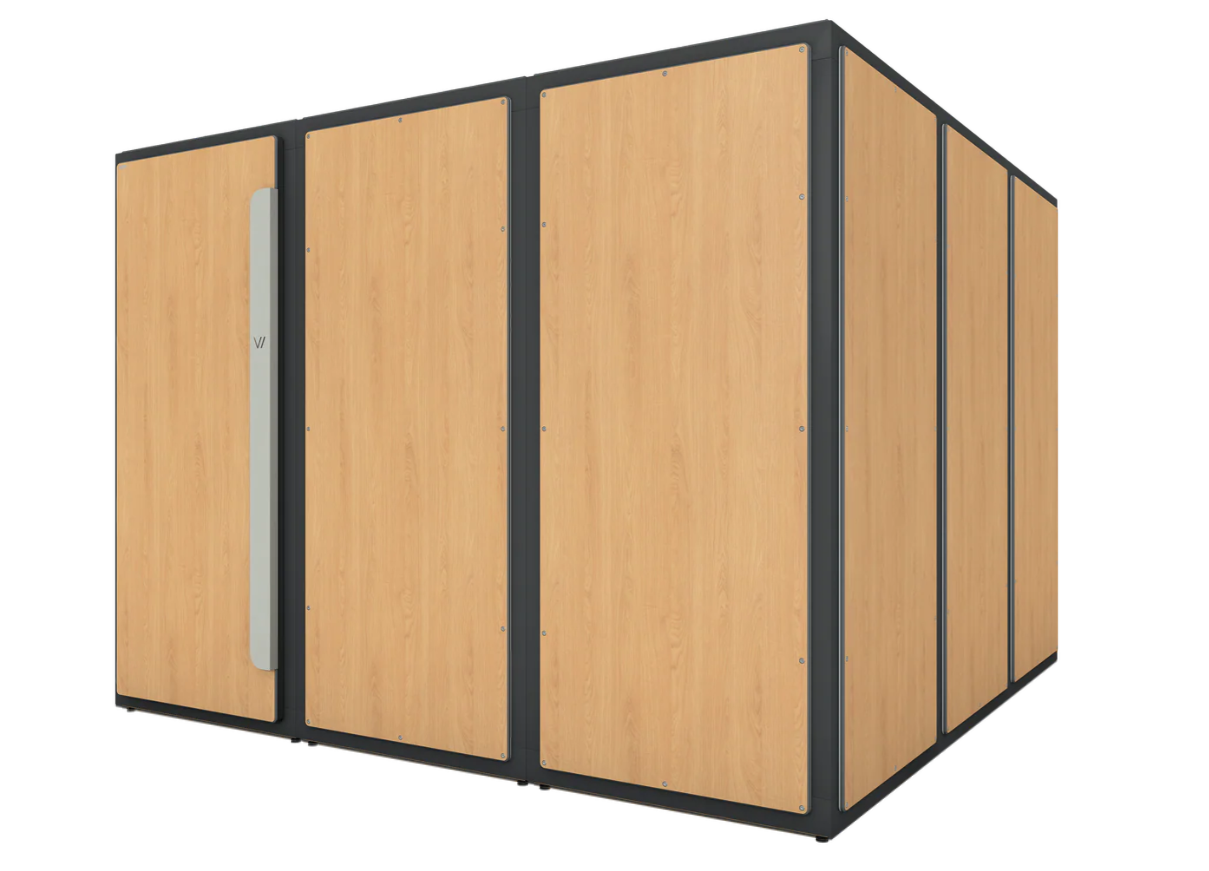 Vicoustic VicBooth Ultra A 3x3 Natural Oak Booth