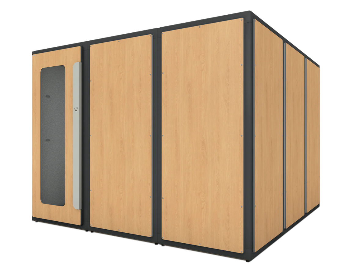 Vicoustic VicBooth Ultra B 3x3 Natural Oak Booth
