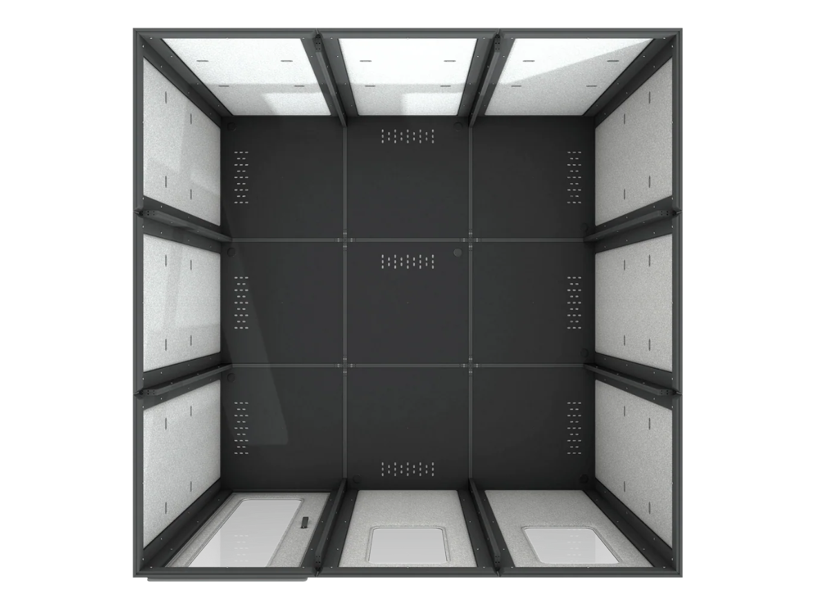 Vicoustic VicBooth Ultra C 3x3 Black Matte Booth