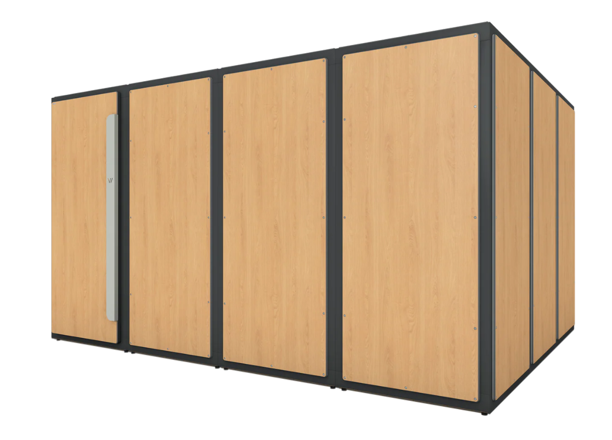 Vicoustic VicBooth Ultra A 3x4 Natural Oak Booth