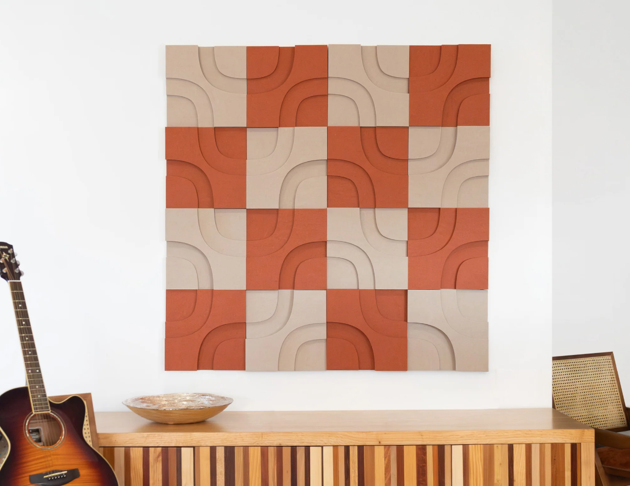 Vicoustic VicTiles 3D MidMod acoustic panels 4 pcs