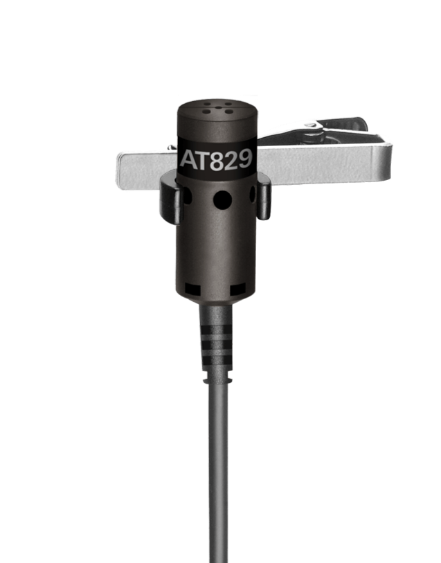 Audio-Technica AT829cW Kardioīdais kondensatora lavaliera mikrofons