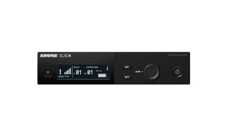 SHURE SLXD24E/B58-G59 Bezvadu sistēma 470-514 MHz
