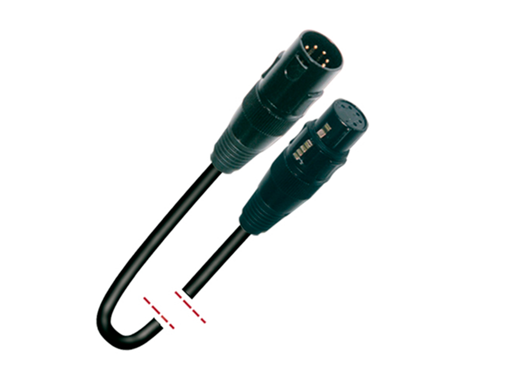 Mark MK 114 XLR5 M - XLR5 F DMX cable