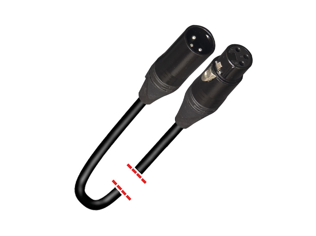 Mark MK 117 2 XLR3 M - XLR3 F DMX Cable