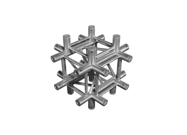 TAF FT34-C60 6-virzienu krustveida ferma 90°