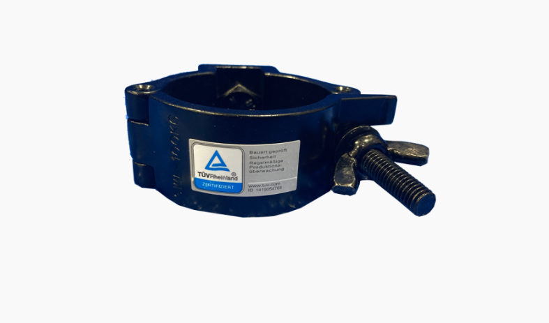 TAF 8011-B Halfcoupler slim M10, 100kg, black
