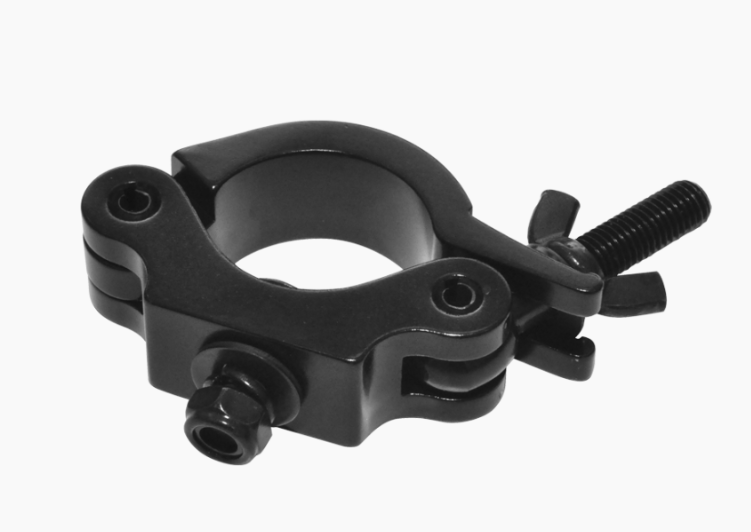 TAF 8002-B Half coupler slim, black, 200 kg, Ø 48 - 51 mm