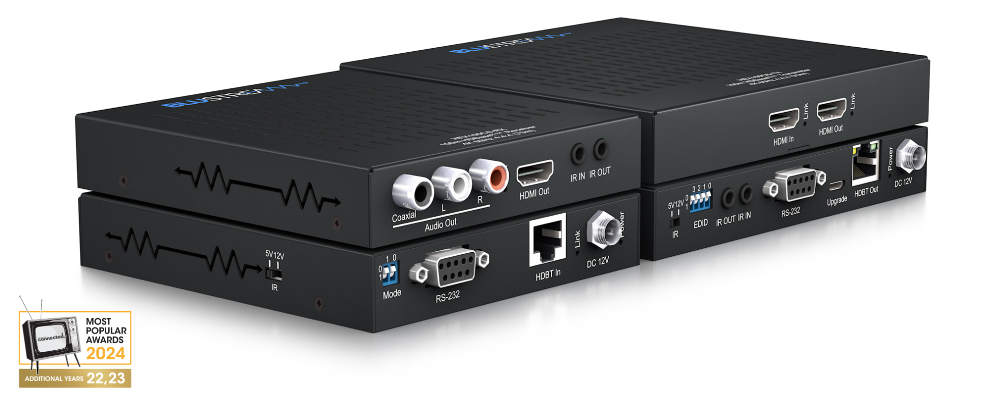 Blustream HEX100CS-KIT HDBaseT™ CSC Extender Set -100m