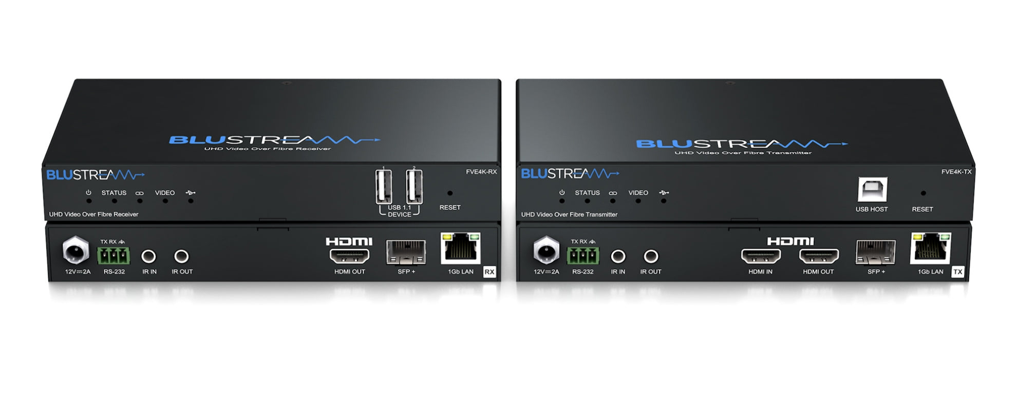 Blustream FVE4K-KIT UHD Video Over Fibre Extender