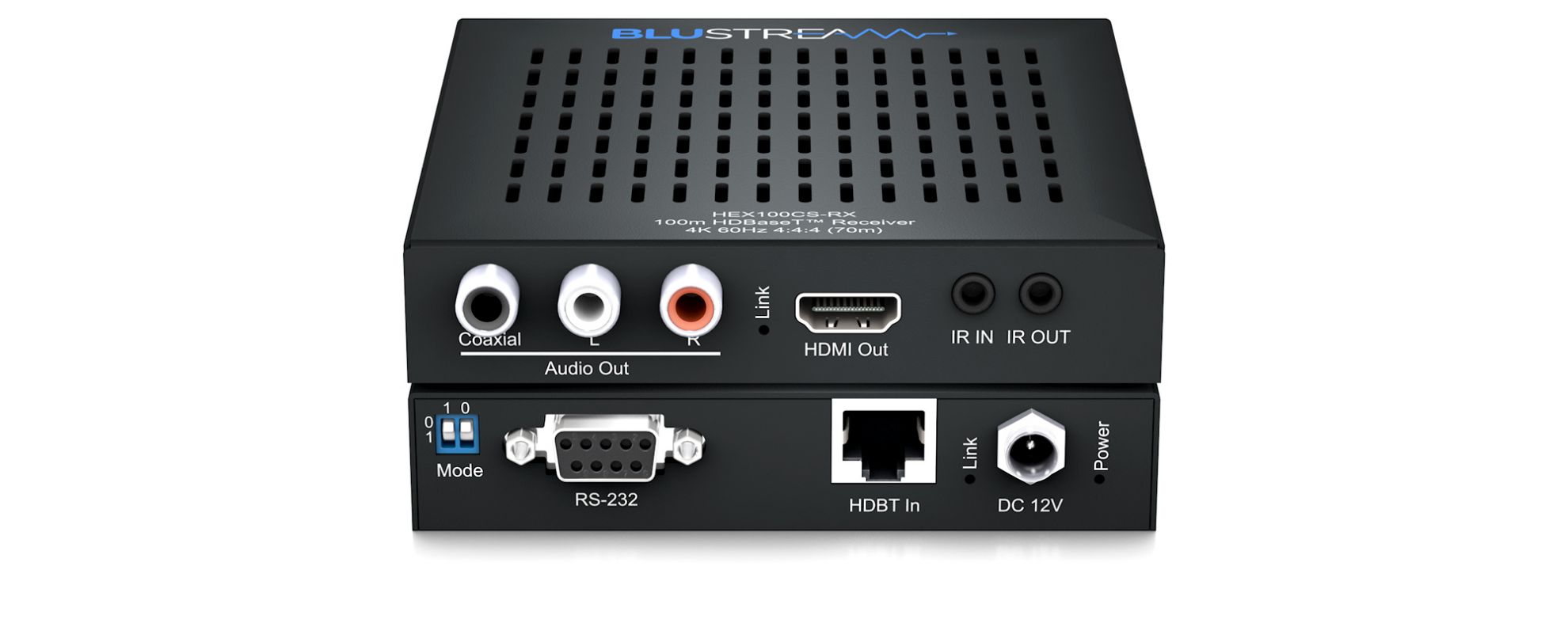 Blustream HEX100CS-RX HHDBaseT™ CSC Receiver - 100m