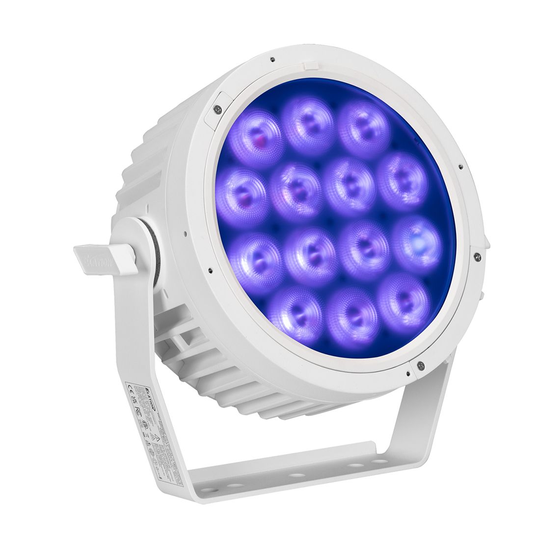 Elation Professional Six+ PAR L OPS — 14x20W LED PAR WASH ar RGBLA+UV diodēm, pastāvīgai uzstādīšanai ārtelpās