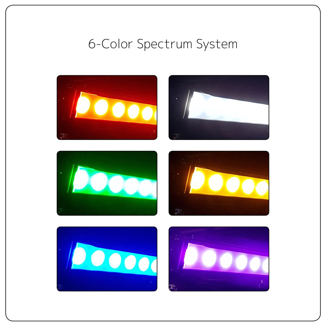 Elation Professional SixBar 1000 IP — IP65 LED RGBAW+UV batten tipa skatuves prožektors ar 12x12W LED un pikseļu kontroli