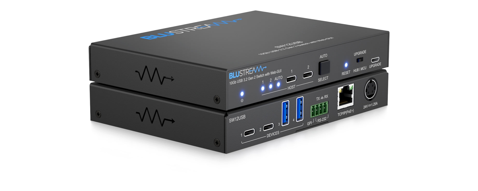 Blustream SW12USB 10Gb USB 3.2 Gen 2 Switch